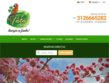 Tablet Screenshot of fincahotellatata.com